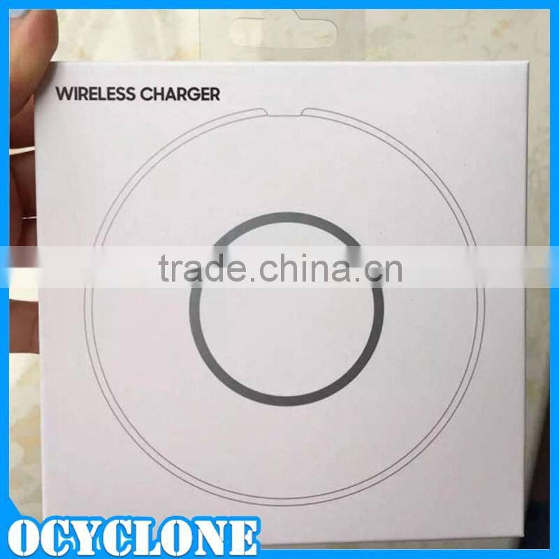 Smartphone Wireless Fast Charger Leather Case for Samsung Galaxy Note 5