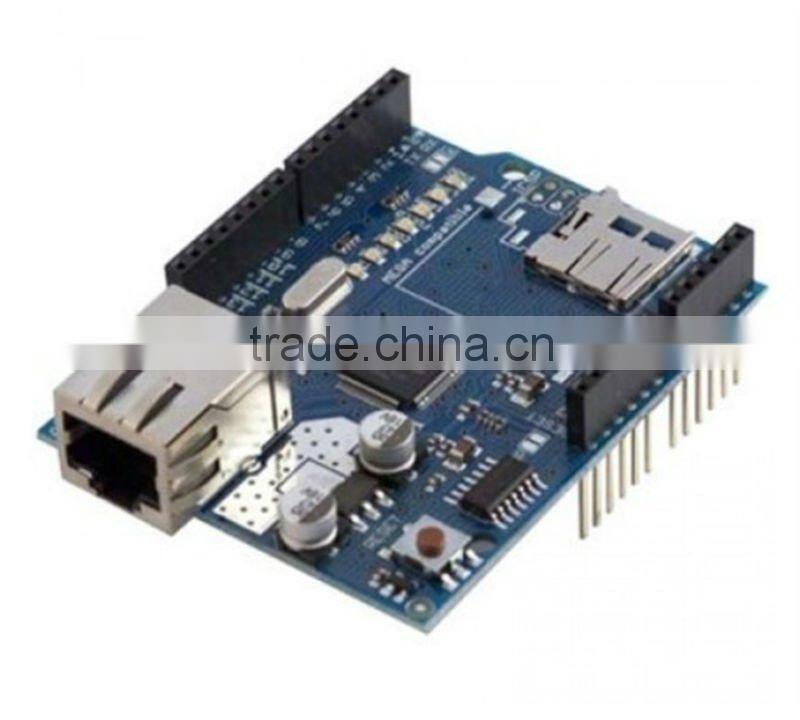 Connectors transistors capacitors resistance Assemblying Blue PCB