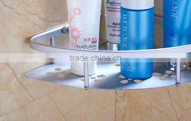 single tire hot sale new design household corner rack for bathroom towel shelf basket