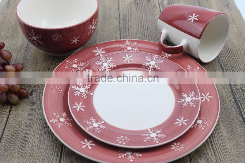 20pc/30PC handpainting dinnerset service for 4/ AB grade/2016 new design/Chirstma/s