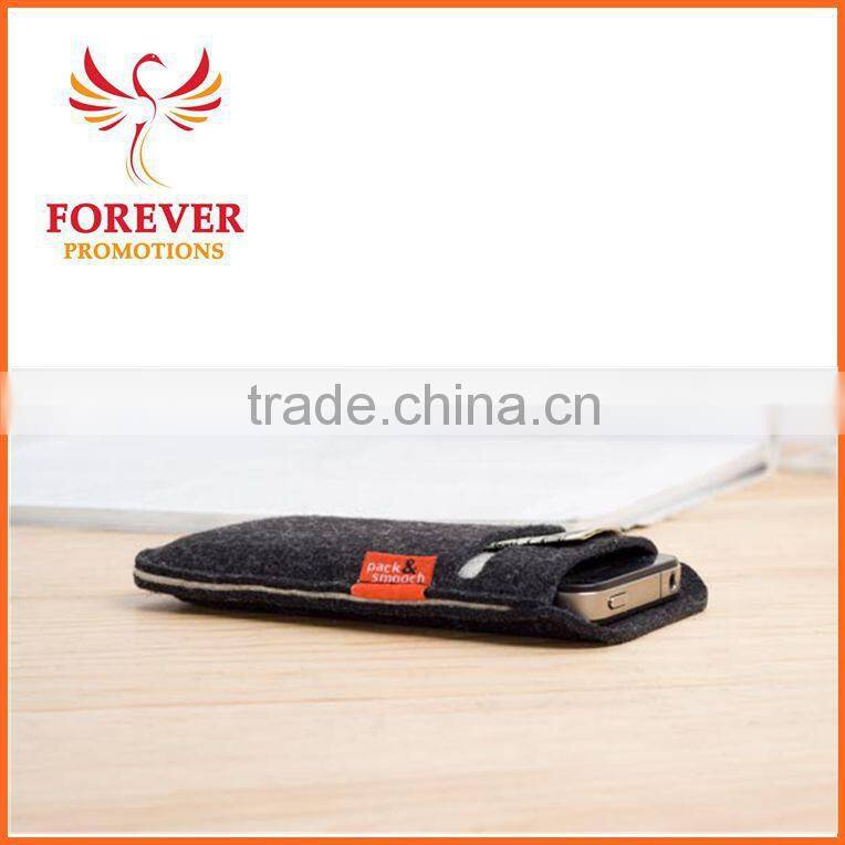 Promotional Textile Felt Cell Phone Case Chinese Supplier
