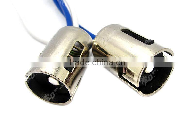 1156 lamp socket base holder with 2 cables