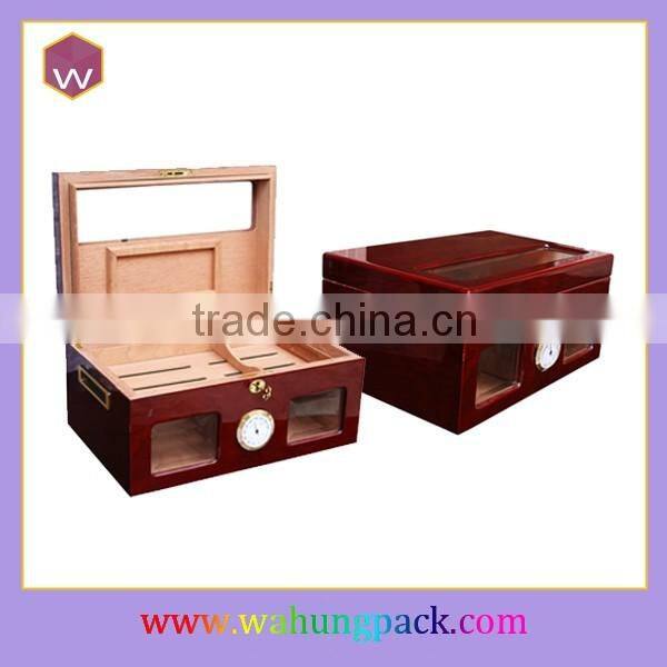 Cuban Solid Wood Humidor Cigar boxes With Empty Interior Design