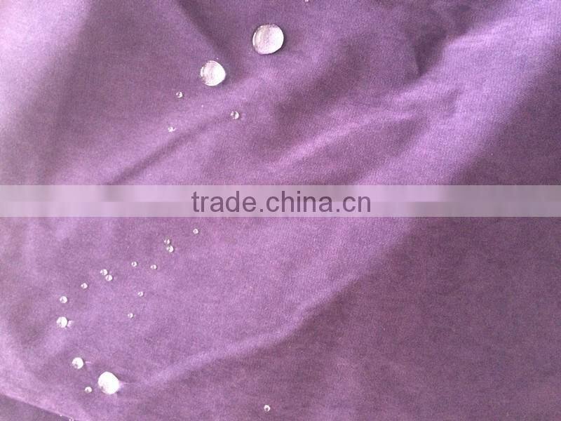 N/P Twill Waterproof Microfiber Peach Skin Fabric for beach pants