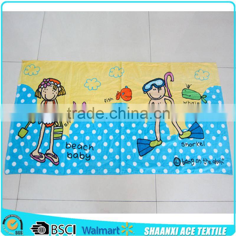 AZO FREE dyes reactive printed Cheap promotional towel of prompt goods