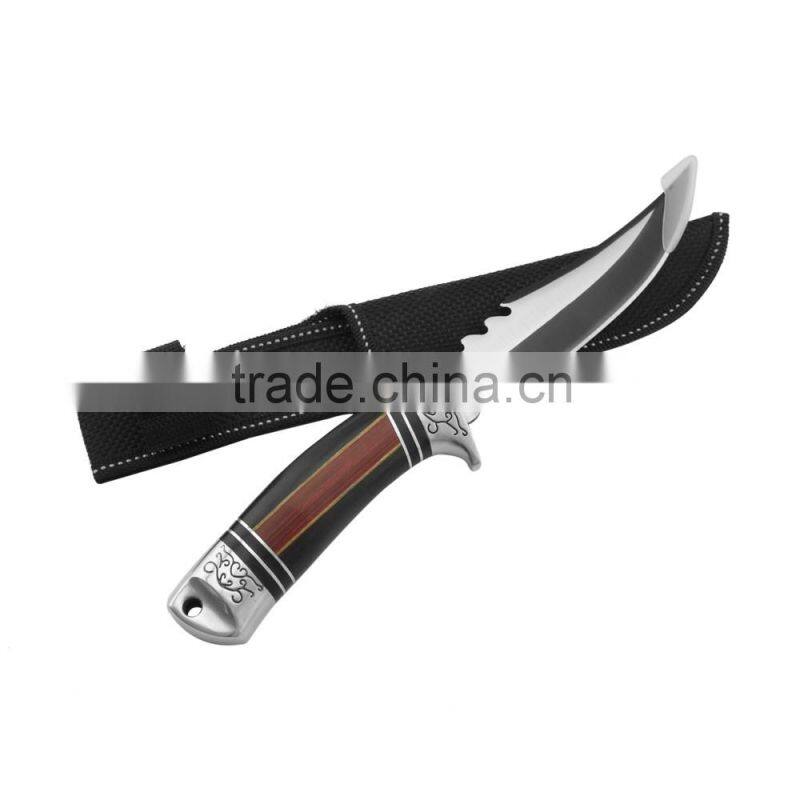 7 inch Fixed Blade Hunting knife With pakka wood handle
