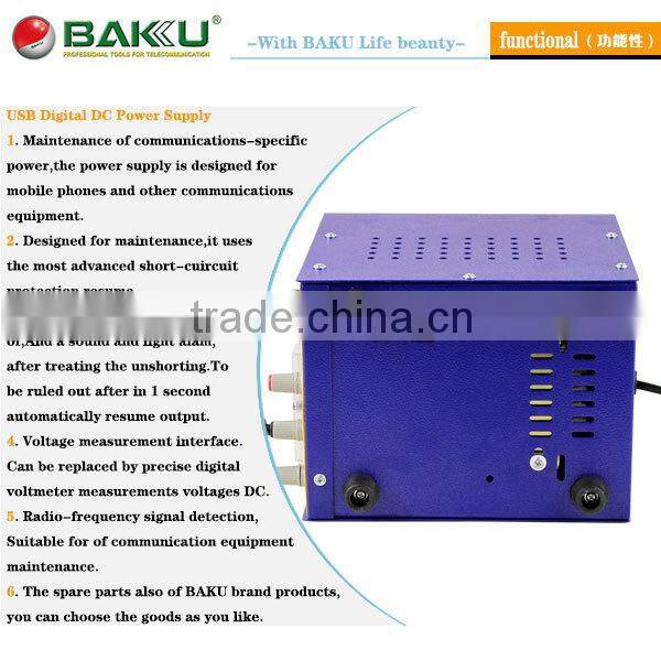 2014 baku new product high quality low price USB digital DC power supply BK 1501D+