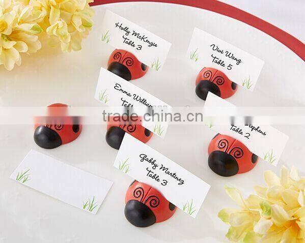 White Antler Place Card Holder