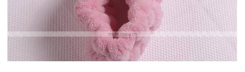 latest Lovely princess crown coral fleece face wash Headband