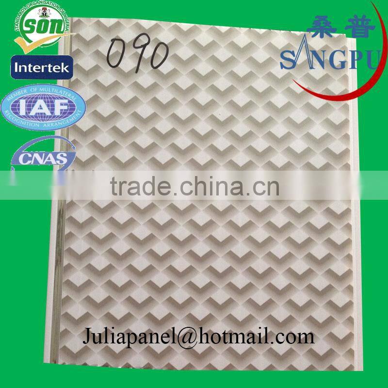 high glossy pvc ceiling panel ISO 9001:2008