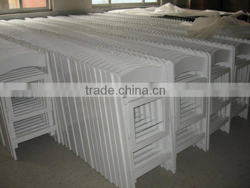 China supply wood used folding tables chairs for sale