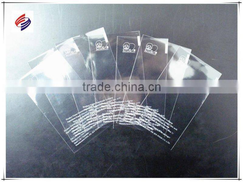 High transparent plastic opp cellophane bag for candy packaging