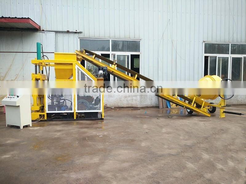 New Condition and Hydraulic Pressure Method HR2-10 automatic clay for interlock block brick making machine price