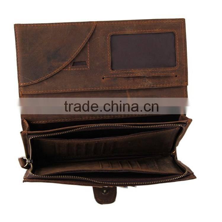 Business Casual Bifold Men's Genuine Leather Wallet