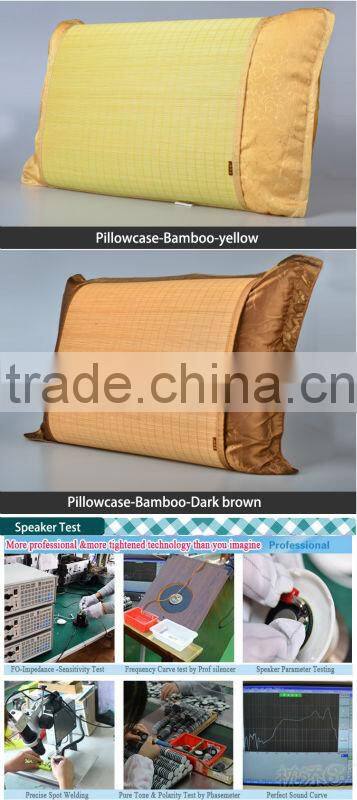 CE SGS ROHS!sound speaker Silk sounding pillow/speaker pillow for iphone & ipad