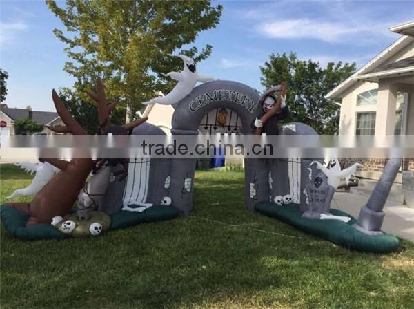 Halloween inflatable arch/ inflatable monster arch/cartoon arch for Halloween