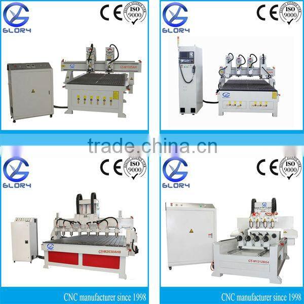 GLORY DSP Controlled Five Spindles/Heads CNC Router