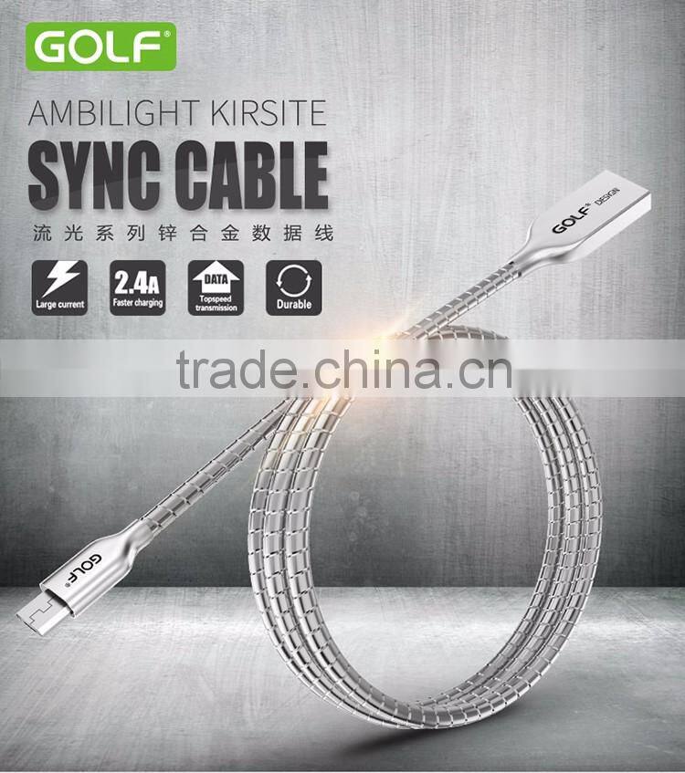 Hot saling fast speed custom usb 2.0 charging cable for samsung and usb silvr metal usb cable