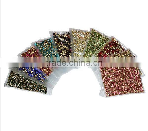 resist fire big size ss40 smoke topaz coffee brown color pointback stone for fashion woman bags