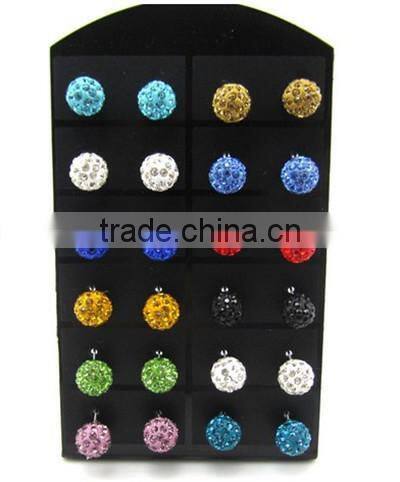 Large stock of polymer clay round crystal ball shamballa beads for DIY bracelet necklace jewelry