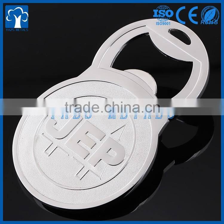 2016 soft enamel metal custom bottle opener
