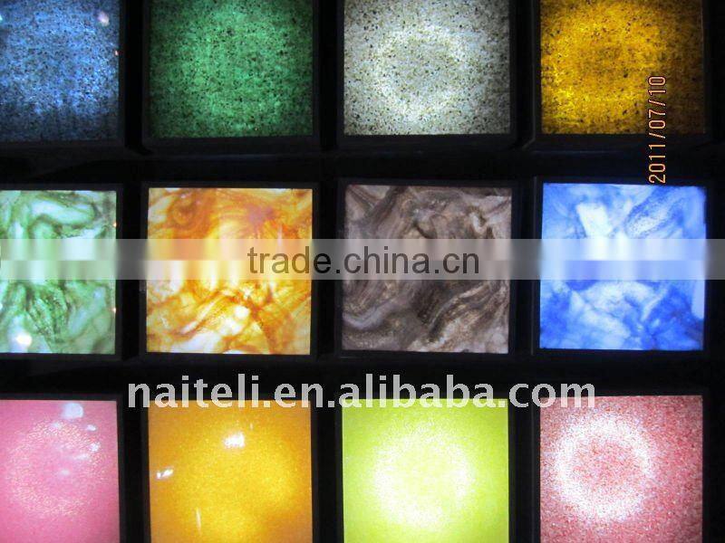 Translucent Decorative Resin Panel Backlit Fax Onyx Panel