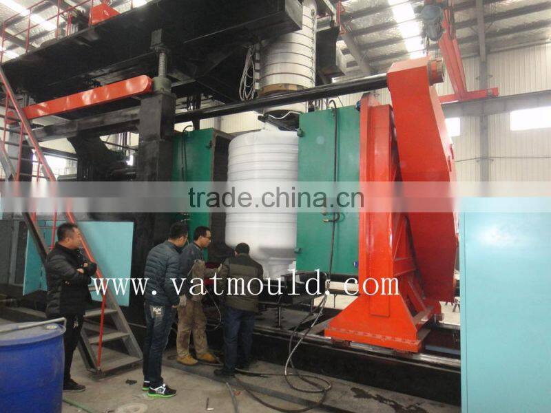 2015 new design beautiful shape cnc producing water container blow molding machine