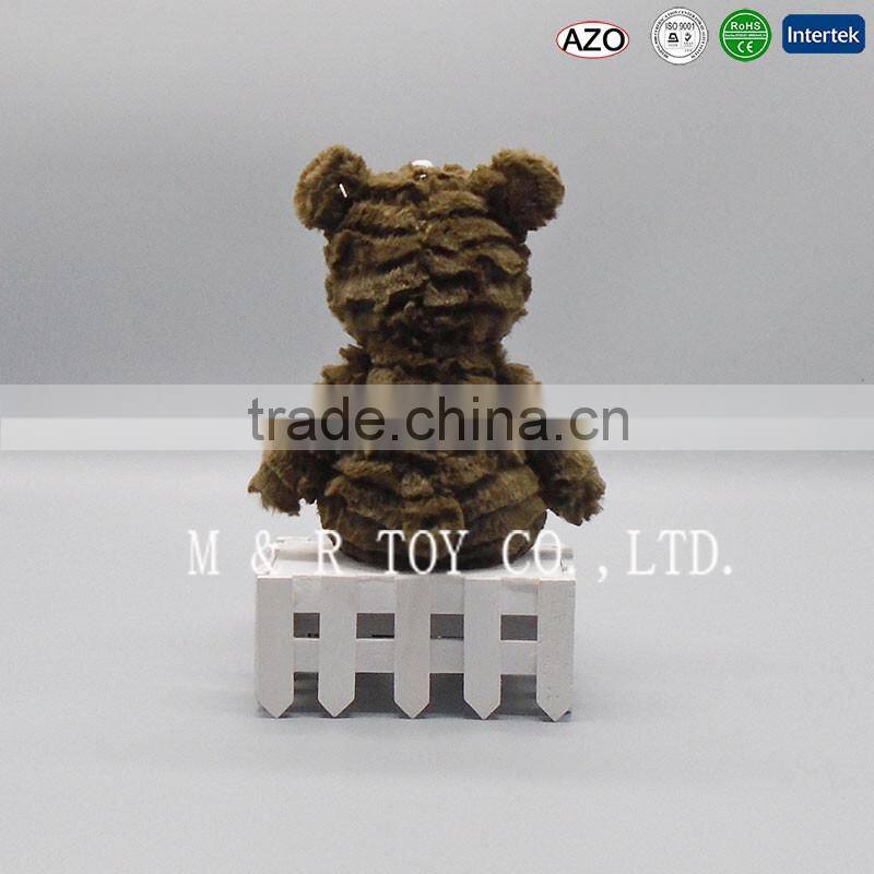 Cartoon Toy Stuffed Bear Plush Doll in Brown Color