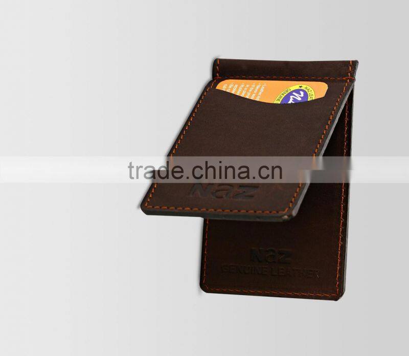 2014 Leather money clip