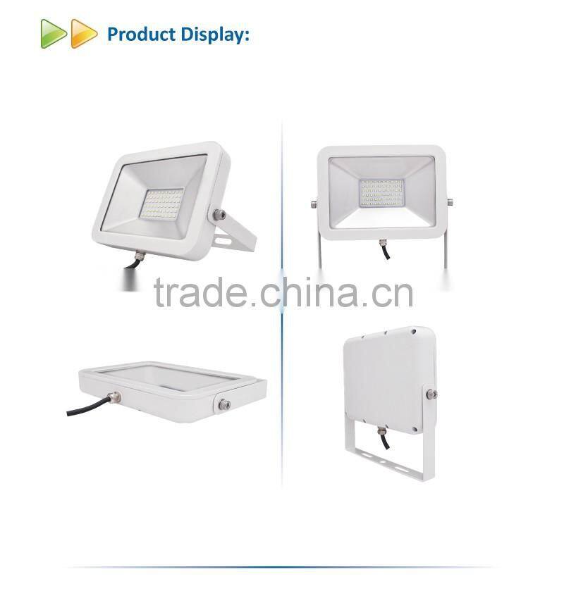 Ultra thin IP65 waterproof LED outdoor lighting fixture Die Casting Aluminum 30W LED flood light