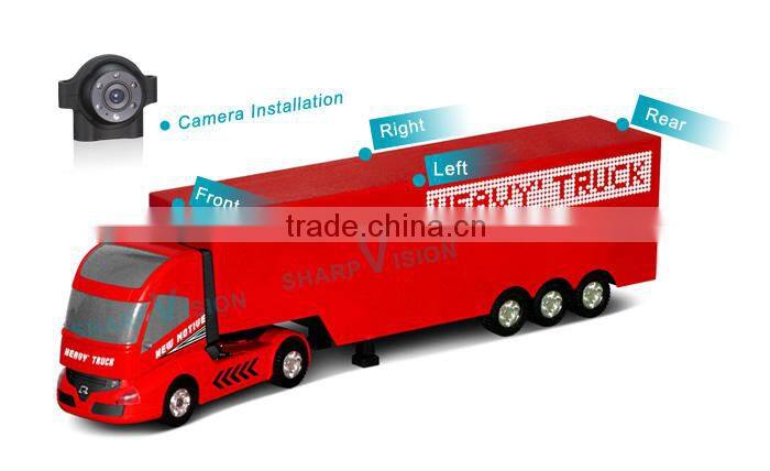 4.3 inch digital car reversing mirror system