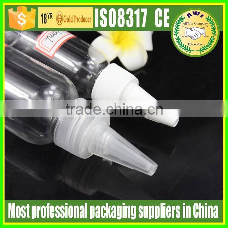 PET Nozzle Twist Cap Plastic Bottle colored sand bottle 60ml