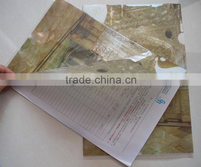 Custom A4 pp folder / Zipper folder /zipper document filer folder