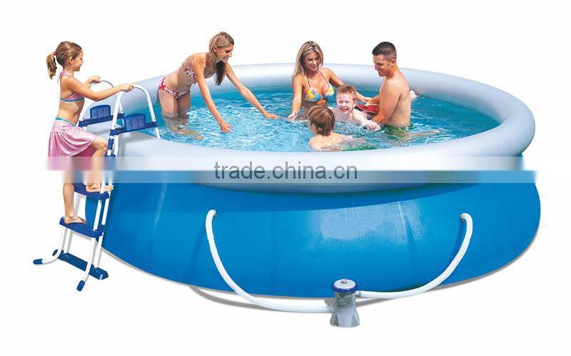 Above ground swimming pool for family
