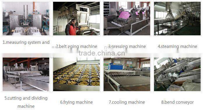 stainless steel non-fried noodle making machine plant