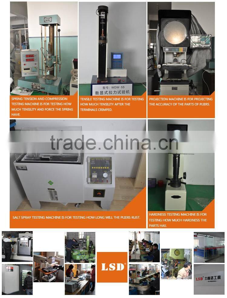 A-056TW hand tool plier for crimping twin wire-end ferrules,flat nose plier LSD