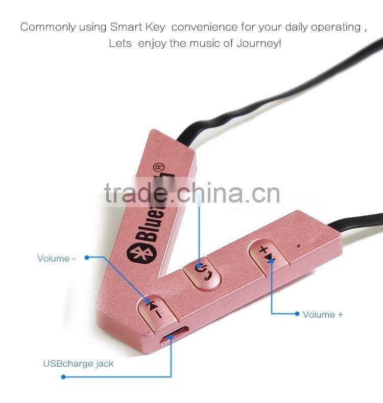 Sport bluetooth headset with autodyne hangers type support music wireless headset