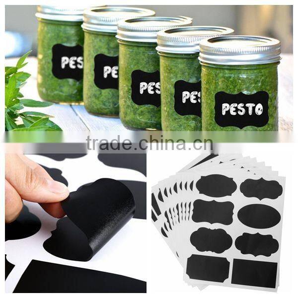 Juice Bottle Vinyl Chalkboard Label-custom size & package-kitchen/ restaurant label-Kids popular-Good for painting and writing.