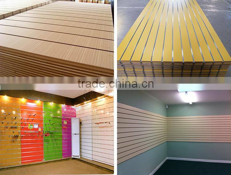 Custom Wooden Slatwall Shoe Shelf Display Slatwall Shelves