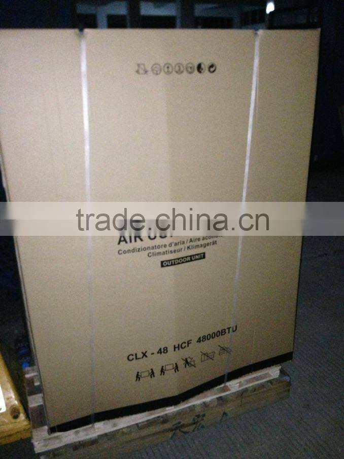 Floor standing Split Air Conditioner( 24000-60000btu )mirror flower painted panel