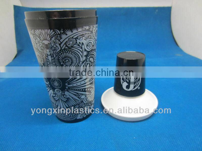 16oz plastic shaker 500ml