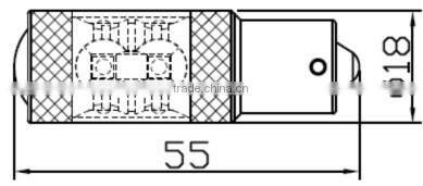 Update 12v 24v 1156 50W Car Led Lgiht Bulbs Turn Single LED Light Auto Bulb