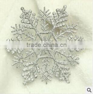 wedding accessory clear plastic snowflake