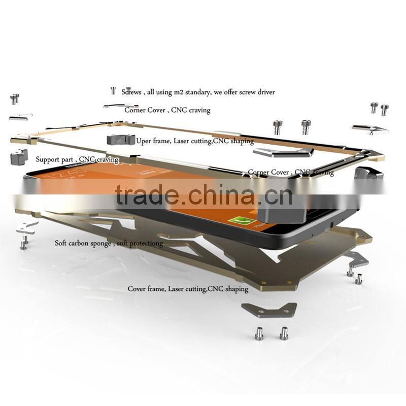 Ultra Thin Lightweight Metal Aluminium for Samsung Note 4 Protective Case, Phone Case for Samsung Note 4