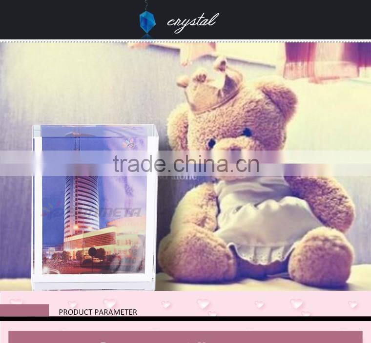 3D Blank Sublimation Crystal Trapeziform Shape Personalized Photo Crystal
