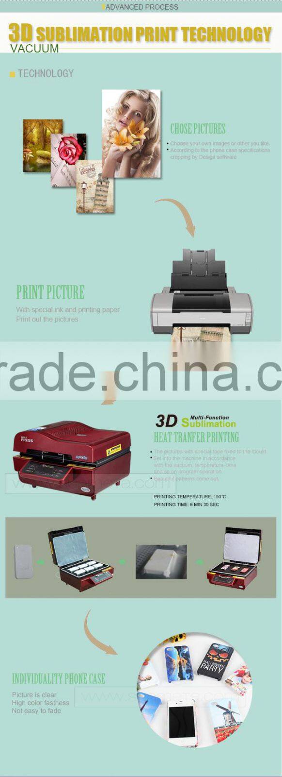 2D Sublimation Phone Case For Heat Transfer Printing