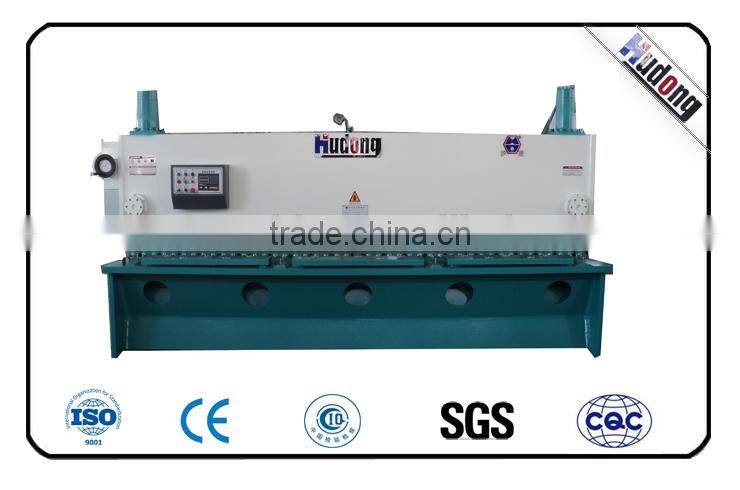 Hydraulic cutting 6mm thickness guillotine shearing machine