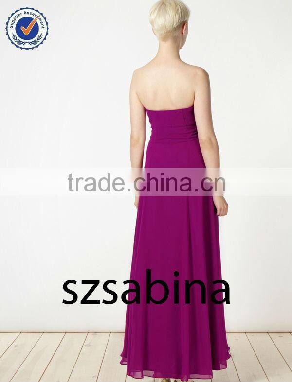2016 China factory Discount Floor Length Bridesmaid Dresses