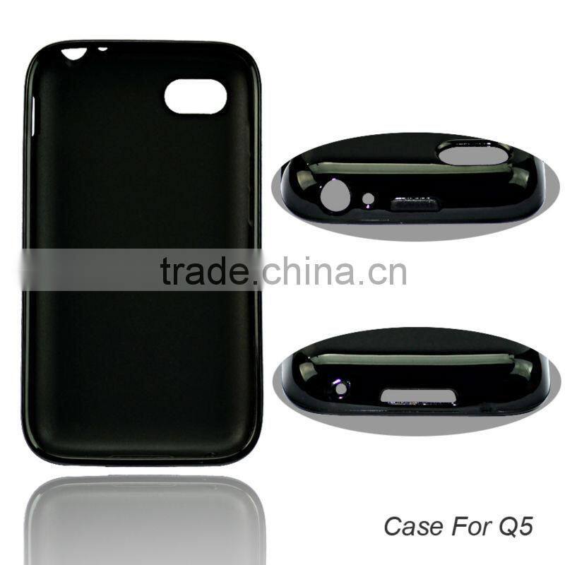 Good quality tpu mobil phone case design/accessories for Blackberry Q5