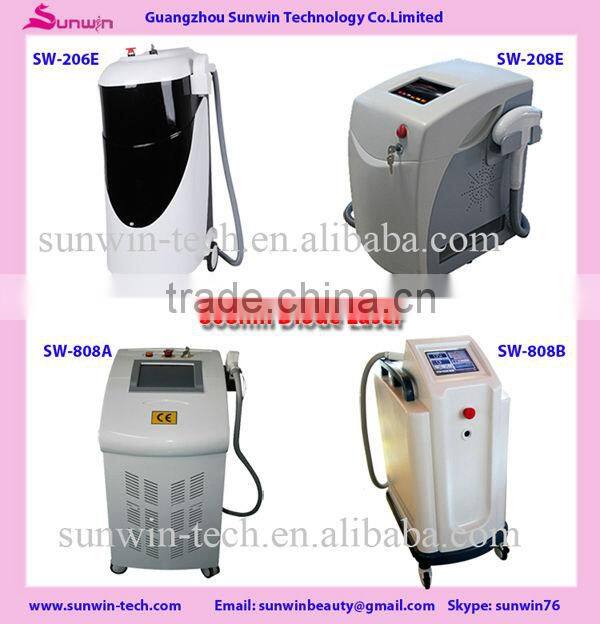 (SW-208E)2013 high quality fast hair removal depilacion laser